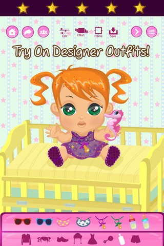 Baby Dress Up Game For Girls - Beauty Salon Fashion And Style Makeover FREE screenshot 4