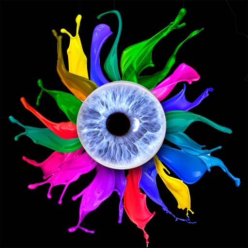 Color vision test icon