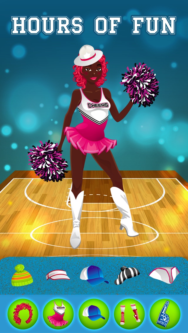 All Star Cheerleading Stylish Dress Up Game For Girls iPhone App