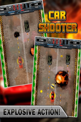 Car Shooter Race - Fun War Action Shooting Game screenshot 2