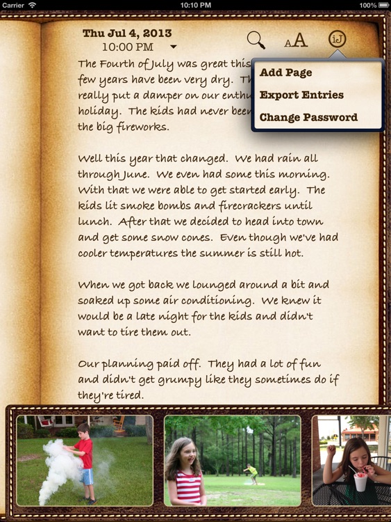 iJournaler - Your Diary to Journal on iPad screenshot-3