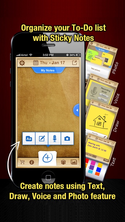 StickMe Notes - Beautiful Checklist Reminder - ToDo Task Lists & Personal Sticky Notepad Application With Alarm