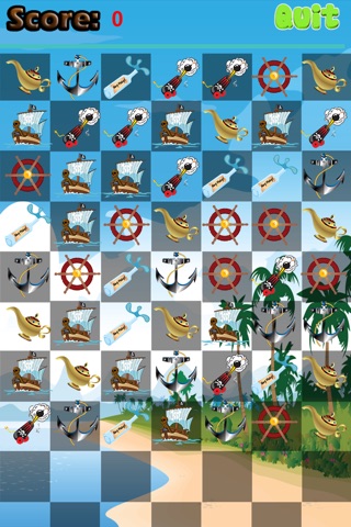 Pirates Treasure Pop - Match 3 Puzzle Game screenshot 3