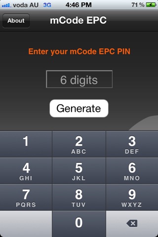 mCode EPC screenshot 3