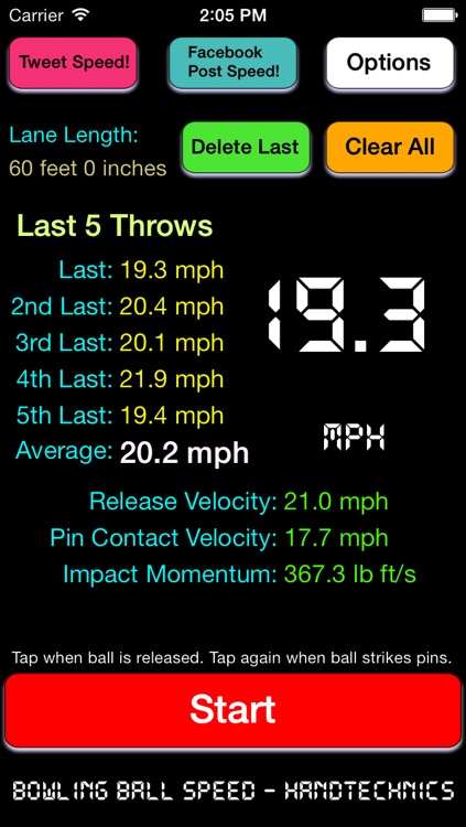 Bowling Ball Speed - Calculate Bowling Ball Velocity at Your Local Ten 10 Pin Alley
