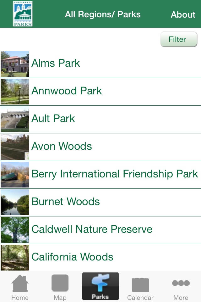 Cincinnati Parks screenshot 2