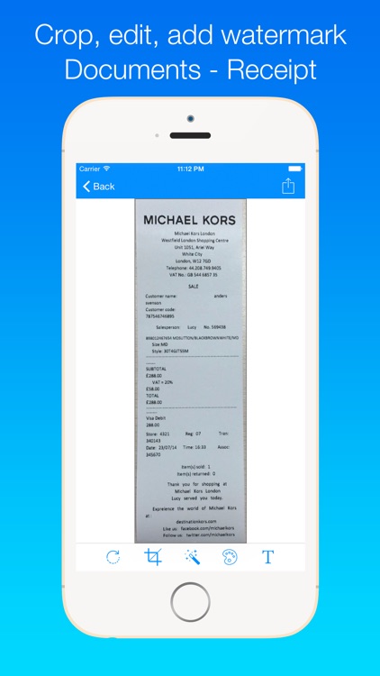 iScanPDF Free - PDF Scanner, Scan document upload to MultiCloud