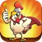 Chicken Jump Tournament - hey run and fly with the best wings to save the little chick and escape with the warrior super hero rooster - Free Version