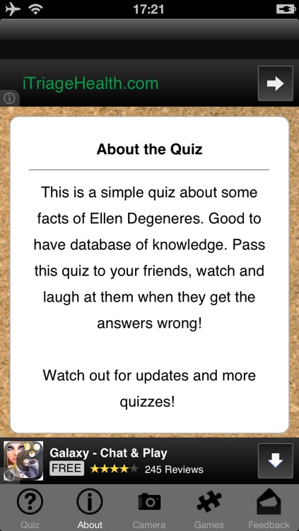 Ellen edition quiz