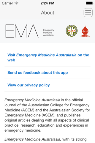 Emergency Medicine Australasia screenshot 4