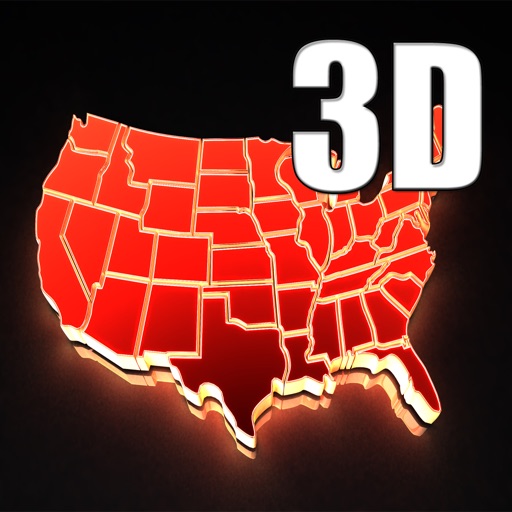 US States 3D Pro icon