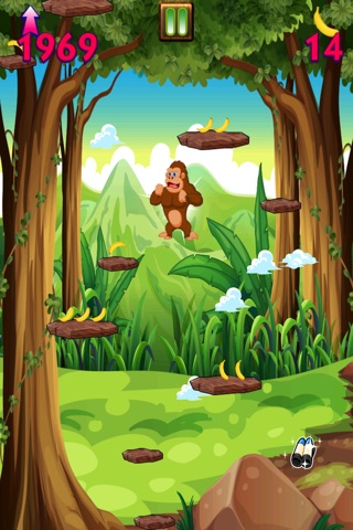 Super Banana Jump Mania - A Gorilla Food Frenzy Adventure Simulator screenshot 2