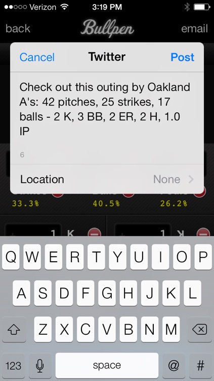 Bullpen - Baseball Pitch Counter App, Softball Pitch Count App, and Scorekeeping App screenshot-4