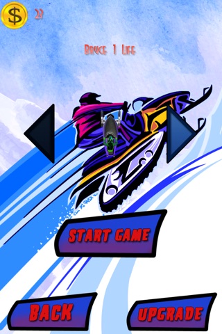 Snowmobile Cold Winter Mountain Race : The Endless Snow Run - Free Edition screenshot 2