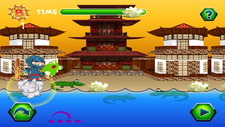 Ninja Skip: Jump on Lilies - Fun Jumping Racing Game (Best Free Kids Games)