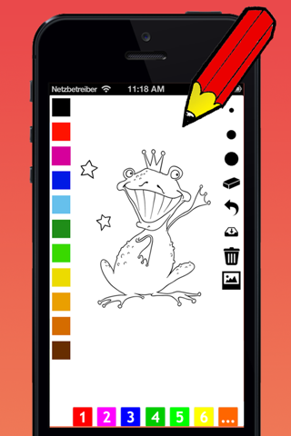 Fantasy Coloring Book for Children: learn to color wizard, dragon, monster, castle, frog and more screenshot 3