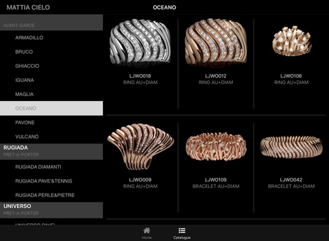 Mattia Cielo Catalogue screenshot 3