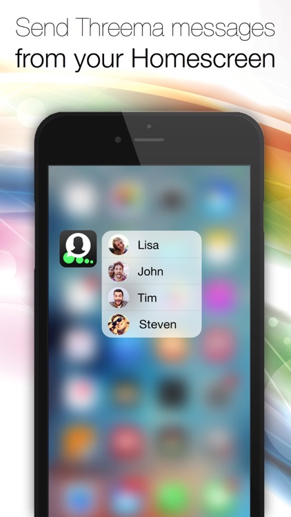 Quick Actions for Threema - A shortcut to Threema right from your Homescreen! screenshot-0