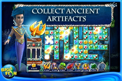 Jewel Legends: Atlantis - A Match 3 Puzzle Adventure screenshot 3