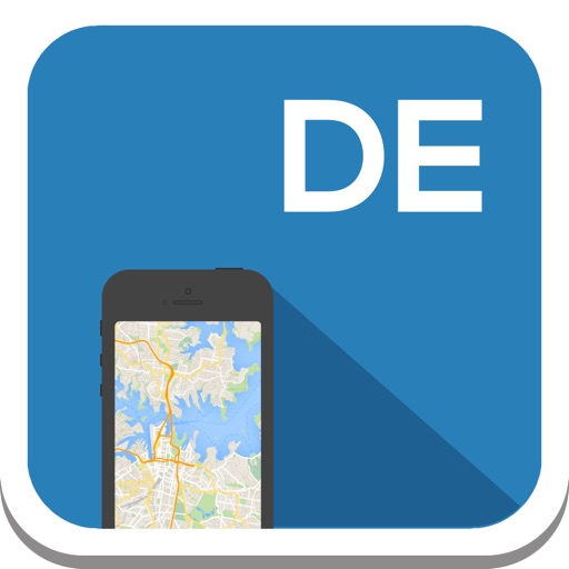 Germany offline map, guide, weather, hotels. Free GPS navigation. icon