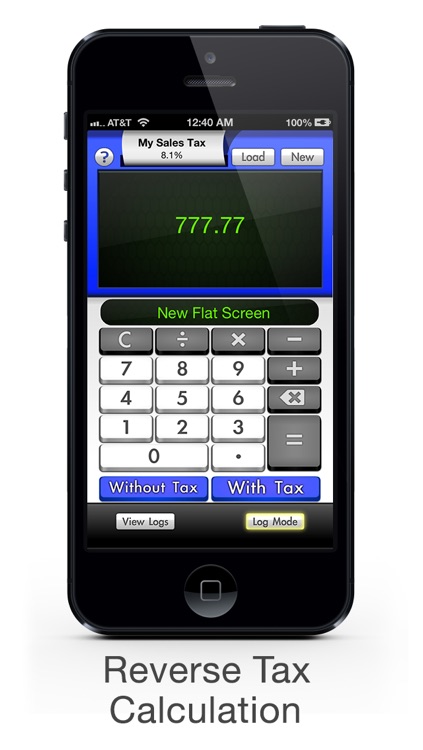 Sales Tax Calculator with Reverse Tax Calculation - Tax Me Pro - Checkout, Invoice and Purchase Log