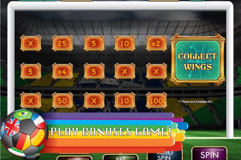 Free World Soccer Cup Slot - Las Vegas Casino Slots Game screenshot 4