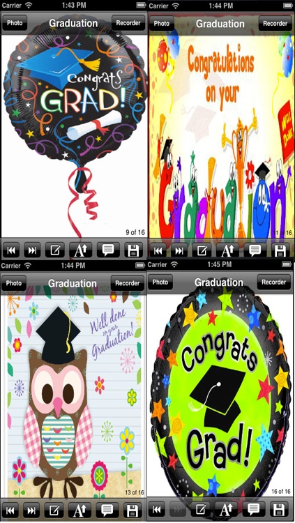 Graduation eCards.Customize and send graduation greeting cards with text and voice greeting messages