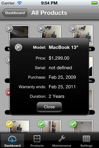 Warranty Tracker Lite screenshot 2