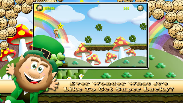 Super Leprechaun's Gold Rush - Rainbow World Mayhem Free(圖2)-速報App