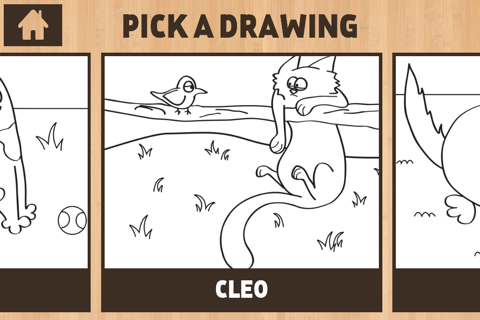 Color It Puzzle It: Cats and Dogs Lite screenshot 2