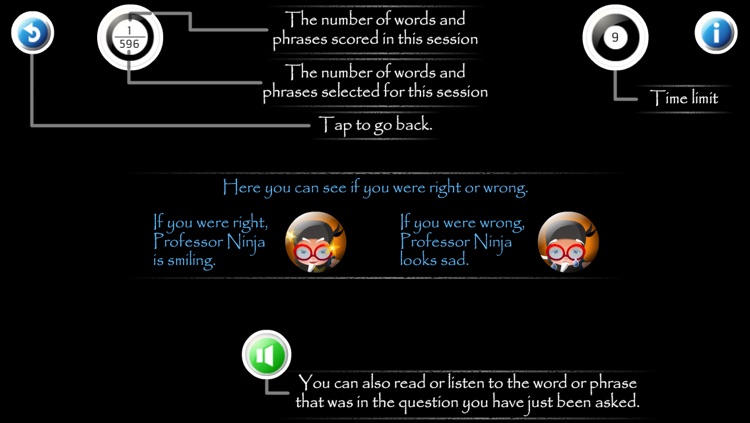 Professor Ninja French For Kids screenshot-4
