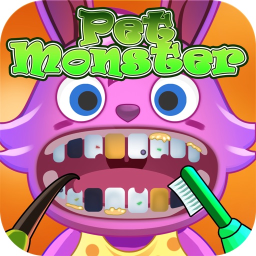 Pet Monster Dentist Kids Game - Rescue Cute Pet Monster's Teeth In A Race Against The Clock! iOS App