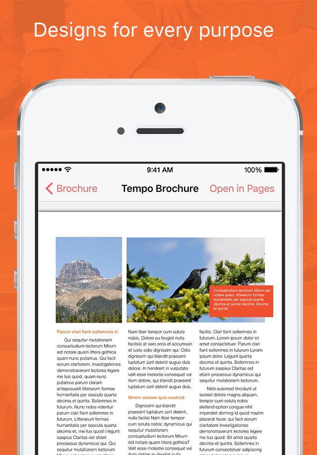 Templates for Pages Pro screenshot 3