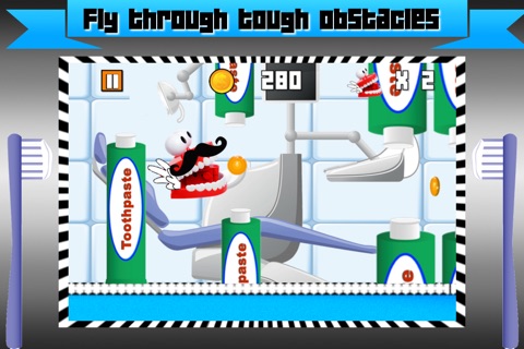 Flappy Gums: A Fun Flying Dentist Office Game screenshot 3