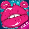 Kiss booth - The lips love me kissing me teenage smack game for lovers - Gold Edition