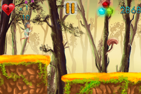 Run Granny Run - A Fun Jungle Adventure HD FREE screenshot 3