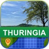 Offline Thuringia, German Map - World Offline Maps