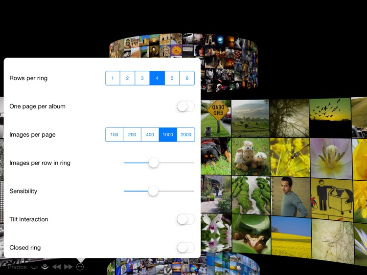 3D Photo Ring HD - Gorgeous Carousel-Based Picture Browser With Color Sorting