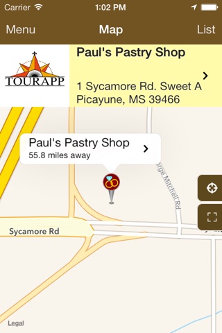 TourApp: Picayune, MS screenshot 2