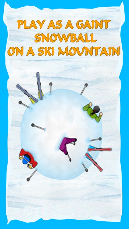 Winter Mountain Avalanche Snowball : Run like Hell in the snow - Free Edition