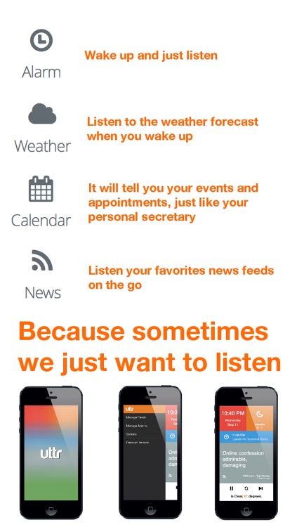 Uttr - Listen to news, weather and calendar