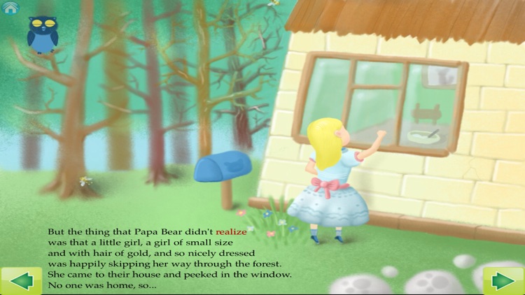 Goldilocks and The Three Bears Interactive Storybook for Children