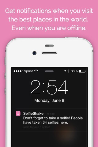 SelfieShake - Ultimate Selfie & Travel Camera. Shake to Take Selfie. Selfie Stick Optional. screenshot 3