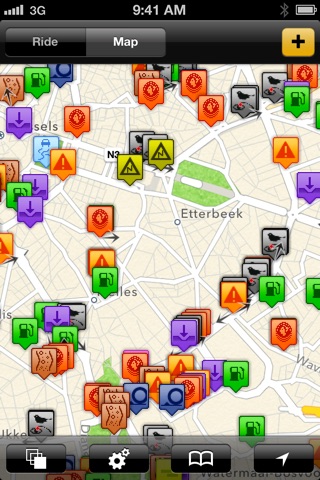 Motosmarty - Map for Motorbikes with Dangers & POI Alerts en Route screenshot 3