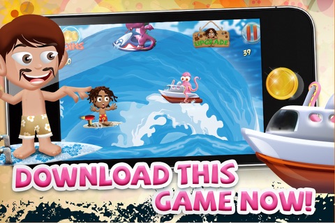 Turbo Minion Surfers and the Dash to Outrun Sea Dragons LITE - FREE Game screenshot 4