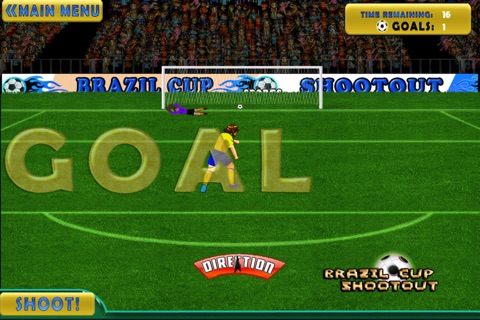 Brazil Cup Shootout - World Football Challenge screenshot 3