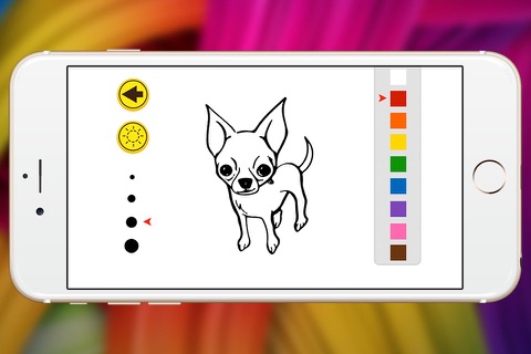 puppy dog coloring book chihuahua show for kid screenshot 3