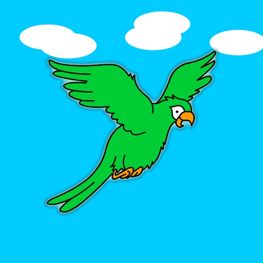 Caribbean Flappy Parrot Icon