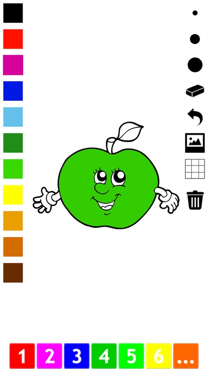 Fruit Coloring Book for Children: Learn to color the world of food, fruits and vegetables