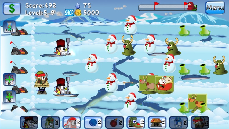 Tiny Defenders Vs Slimes Holiday screenshot-4